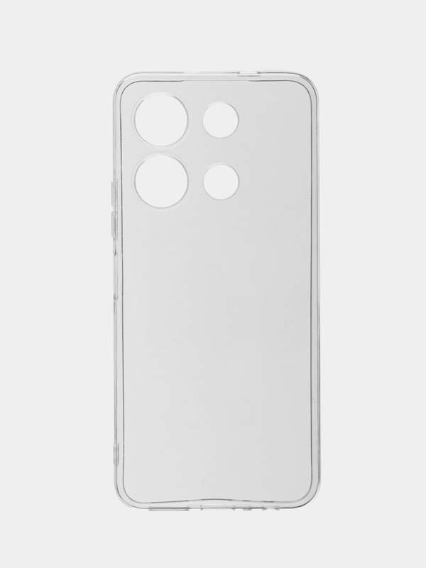 Чехол Infinix Note 30i, Инфиникс Нот 30Ай, прозрачный, силиконовый с защитой камеры