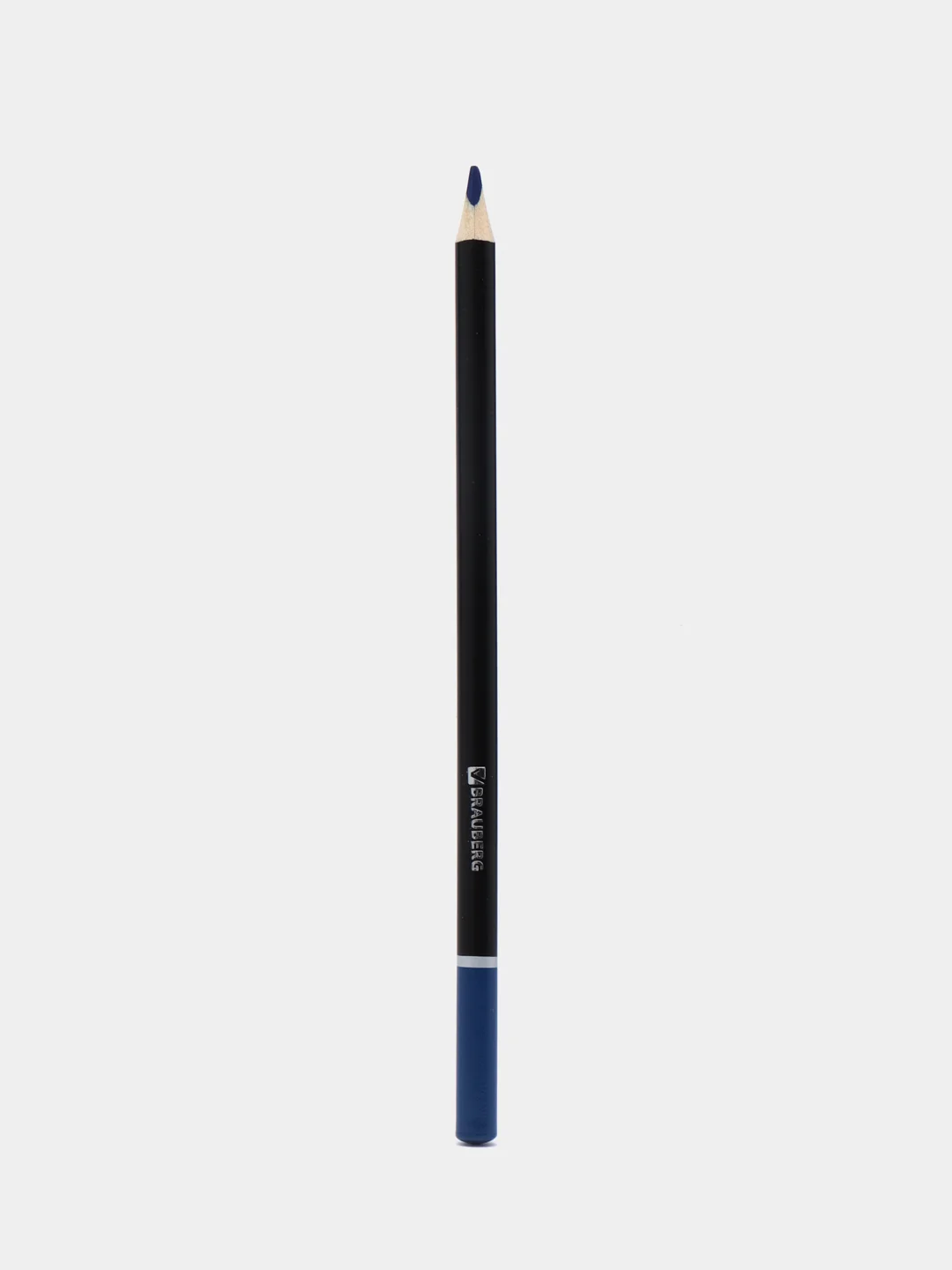Карандаши цветные BRAUBERG "Artist line", 12 цв, трехгранные, черный корпус
