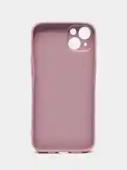 Марсала силиконовый чехол на iPhone 14, 14 Plus, 14 Pro, 14 Pro Max, со стеклянной панелью