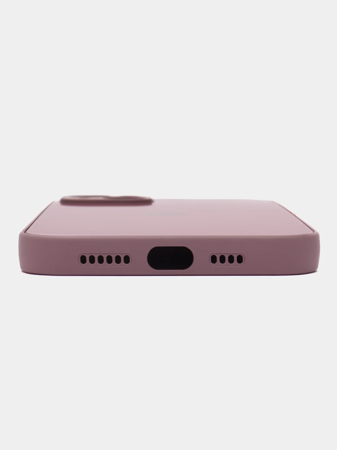 Марсала силиконовый чехол на iPhone 14, 14 Plus, 14 Pro, 14 Pro Max, со стеклянной панелью