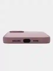 Марсала силиконовый чехол на iPhone 14, 14 Plus, 14 Pro, 14 Pro Max, со стеклянной панелью