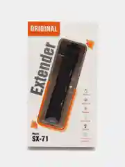 Черный usb-хаб на 4 порта, с входом USB / Type-C