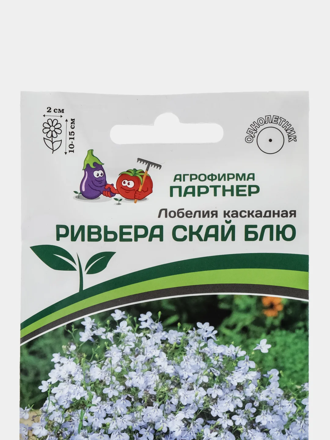 Лобелия "Ривьера скай блю", партнер, семена, цветы