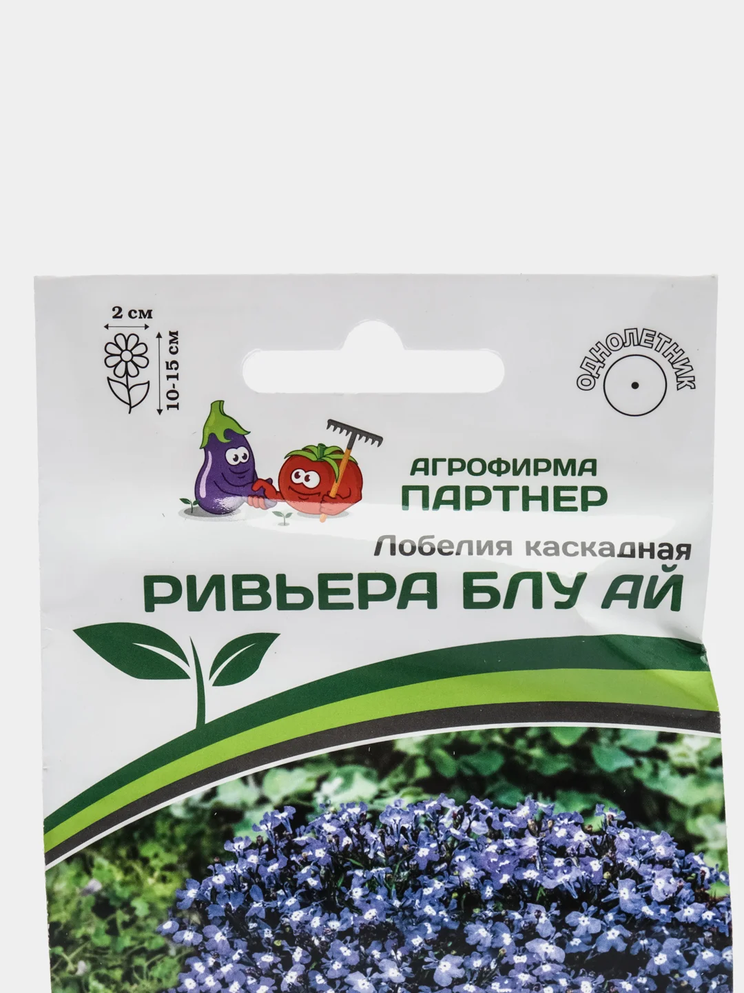 Лобелия Ривьера блу ай, партнер, семена, цветы