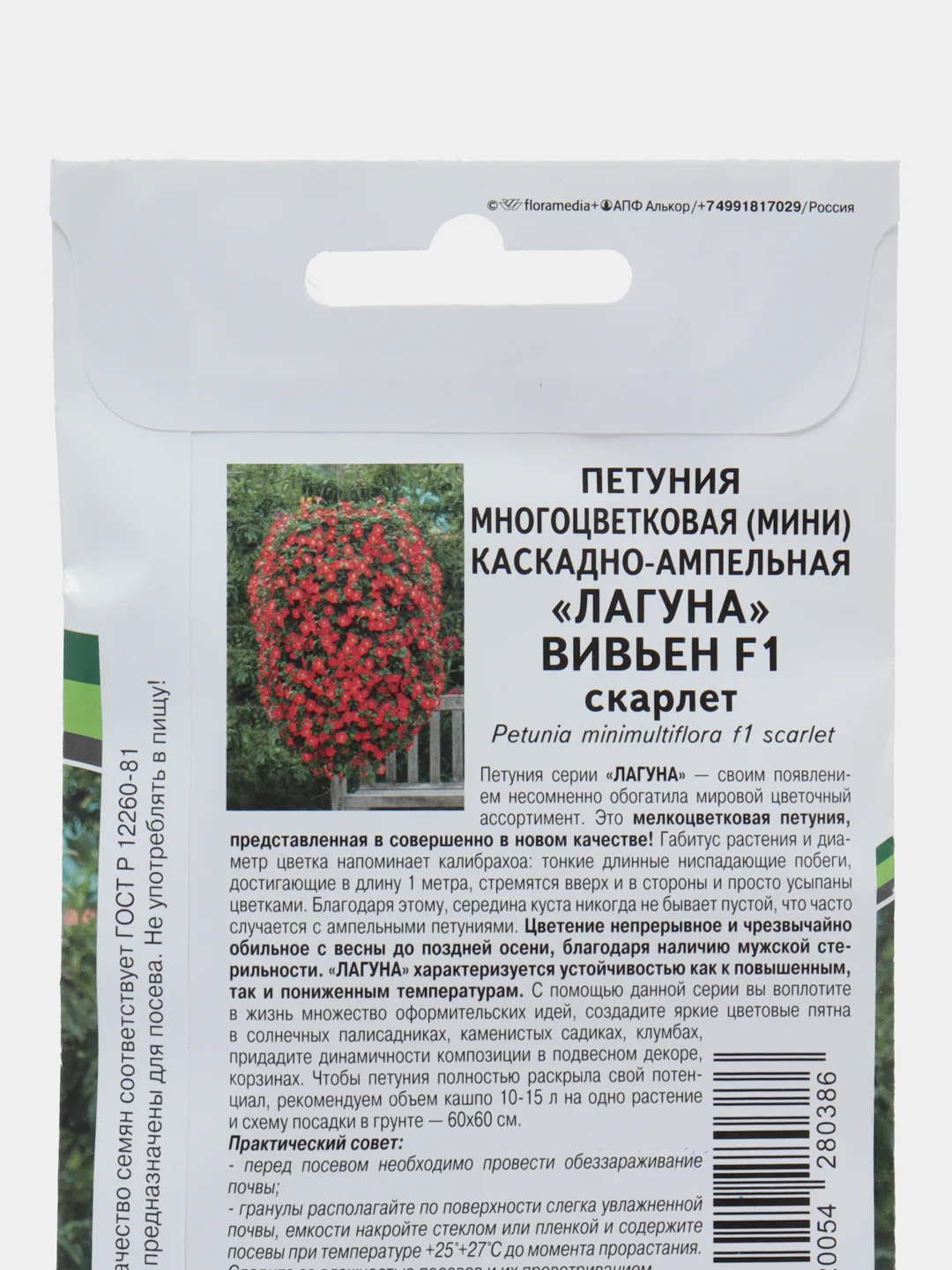 Петуния Вивьен партнер, семена, цветы