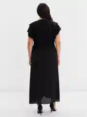Черный платье женское, большие размеры