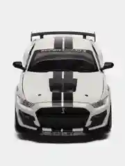 Белый металлическая машинка Ford Mustang Shelby GT500 2406B, 1:24