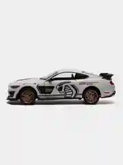 Белый металлическая машинка Ford Mustang Shelby GT500 2406B, 1:24