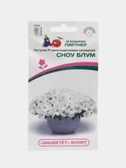 Петуния "Сноу блум", партнер, семена, цветы