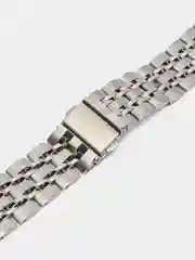 Серебряный металлический ремешок для Apple Watch 38, 40, 41, 42, 44, 45, 49 мм стальной браслет