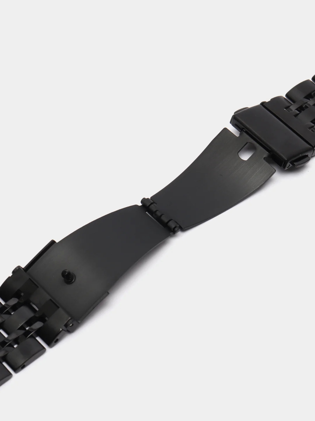 Черный металлический ремешок для Apple Watch 38, 40, 41, 42, 44, 45, 49 мм стальной браслет