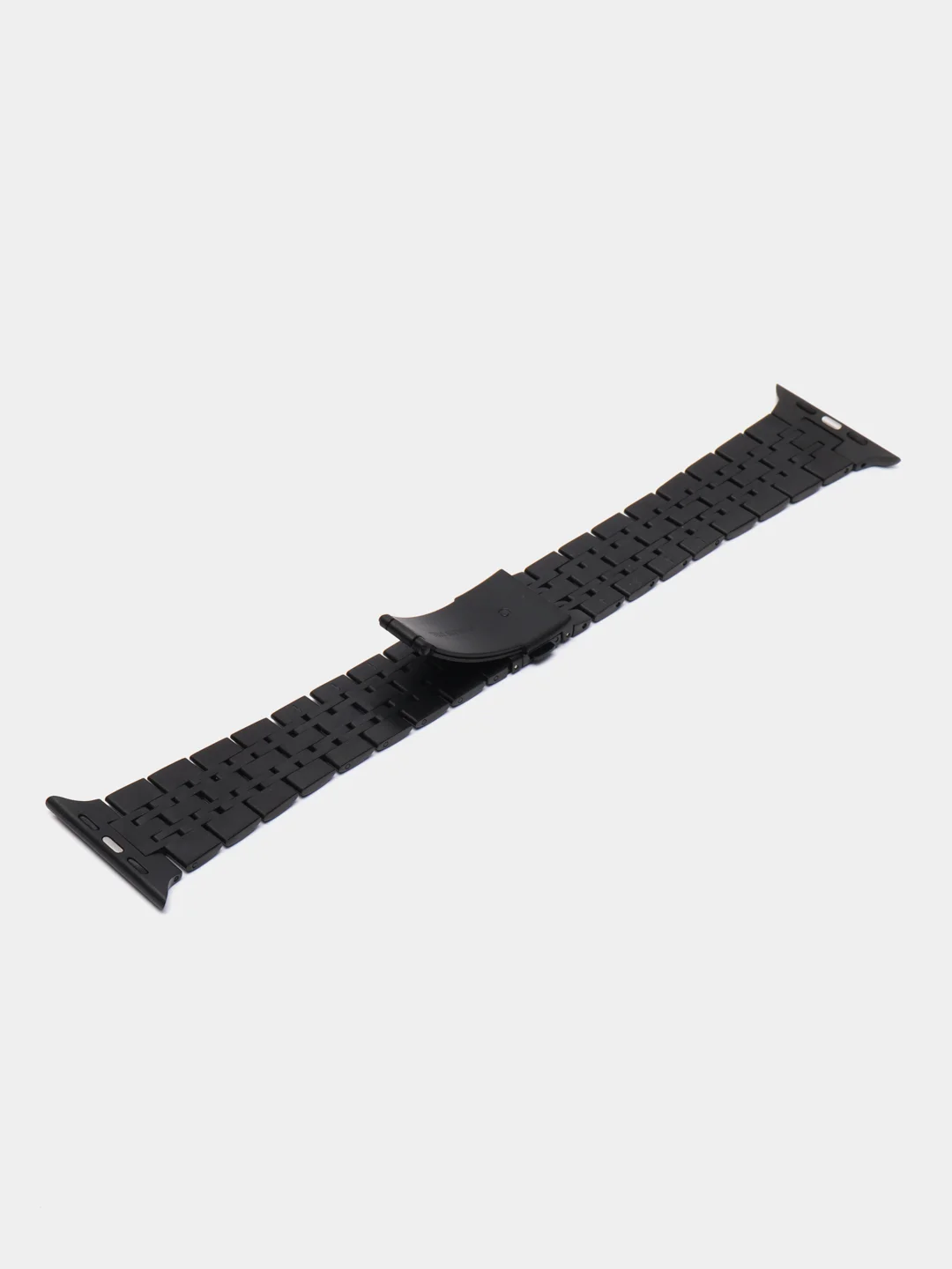 Черный металлический ремешок для Apple Watch 38, 40, 41, 42, 44, 45, 49 мм стальной браслет