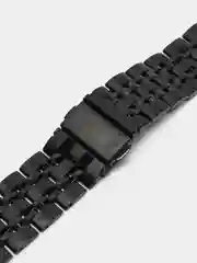 Черный металлический ремешок для Apple Watch 38, 40, 41, 42, 44, 45, 49 мм стальной браслет