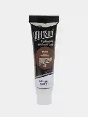 Коричневый набор для домашнего окрашивания Bronsun, краска для бровей