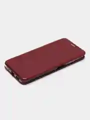 Бордовый чехол-книжка для Xiaomi POCO M5 / POCO M4 5G