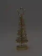 Фигура "Ёлка" светодиодная, металлическая, свечение теплое белое, 8*30*8 см