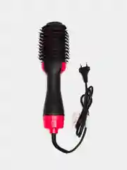 Розовый фен-щётка для волос One Step Hair Dryer, 3 в 1