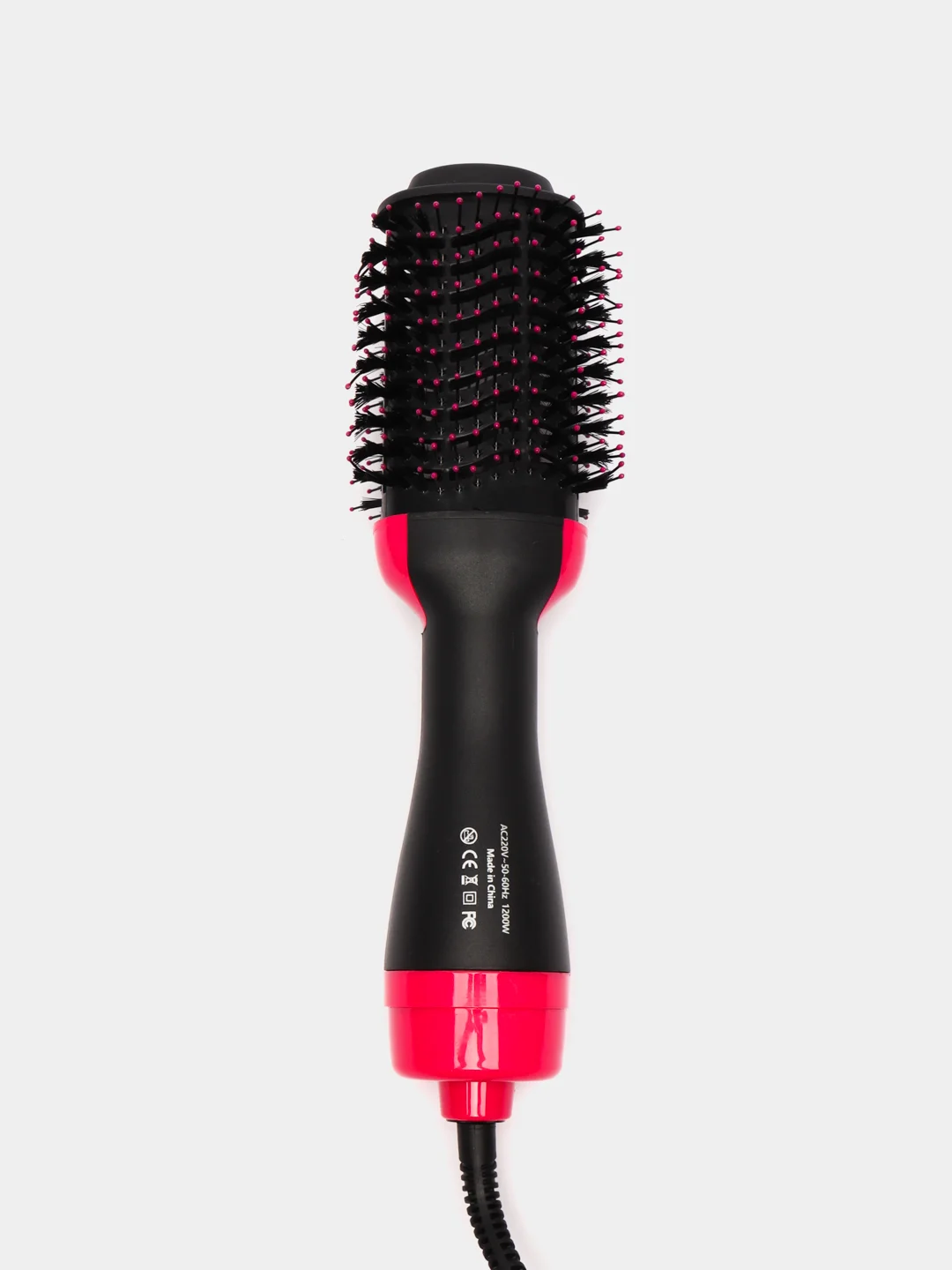 Розовый фен-щётка для волос One Step Hair Dryer, 3 в 1
