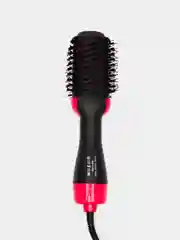 Розовый фен-щётка для волос One Step Hair Dryer, 3 в 1
