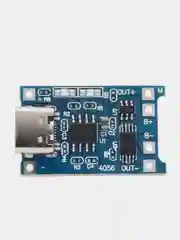Модуль заряда аккумулятора HW-373, на мс TP4056, со схемой защиты на DW01A, 1А, USB TYPE-C
