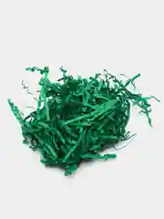 Зеленый наполнитель бумажный гофрированный, 15 цветов