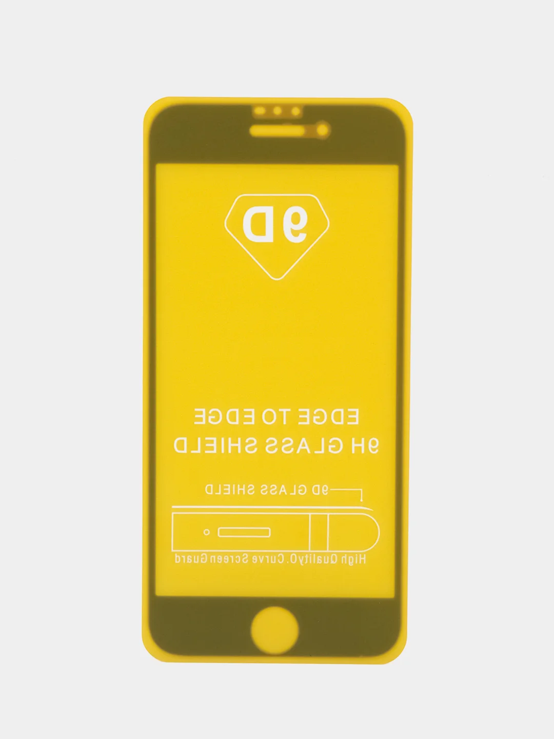Белый защитное стекло 9D для Apple iPhone 6/6s/7/8/SE 2 (2020)