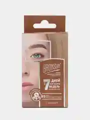 Светло-коричневый набор для домашнего окрашивания Bronsun, краска для бровей