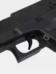 Угольный пистолет игрушечный перезаряжаемый Glock с глушителем, оружие, подарок на 23 февраля