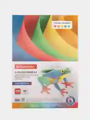 Бумага цветная для принтера офисная, А4, 80 г/м2, 250 л., (5 цветов х 50 л.), 112465