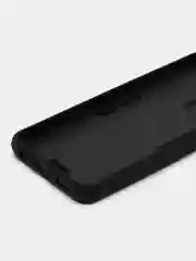 Угольный чехол для Realme C55 / Реалми С55 с металлической подставкой