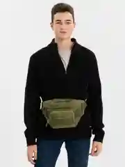 Зеленый сумка поясная тактическая