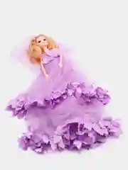 Фиолетовый кукла для девочки (30 см) +в подарочной коробке