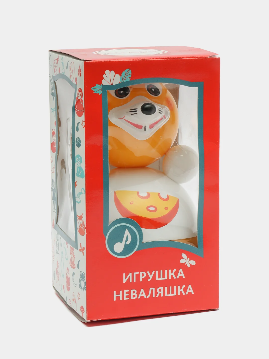 Неваляшка Котовские неваляшки "Мышка", звук, 22 см