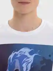 Футболка белая, с принтом