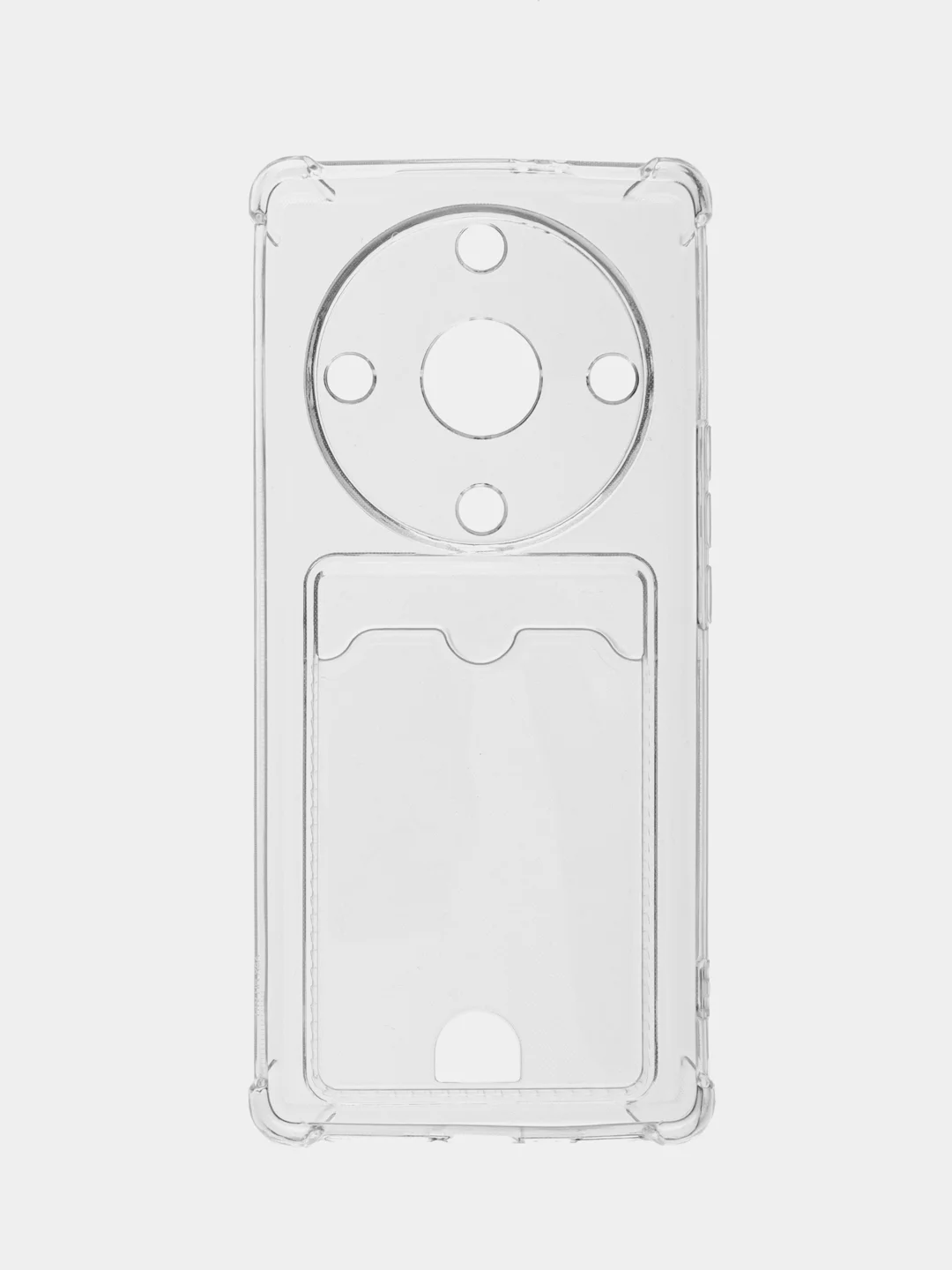Прозрачный чехол Honor X5/X6/X7/X7A/X8A/X9A honor 70 Infinix HOT 20i, с карманом для карты