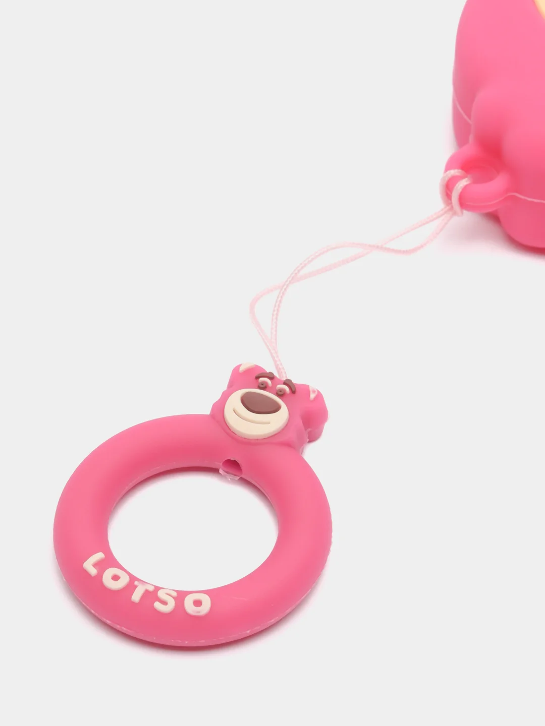 Фуксия чехол для наушников AirPods 3, силиконовый