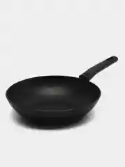 Сковорода Wok, d=26 см, съёмная ручка, антипригарное покрытие, цвет чёрный