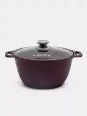 Кастрюля KUKMARA Trendy style 3 л стеклянная крышка антипригарное покрытие цвет мистерия