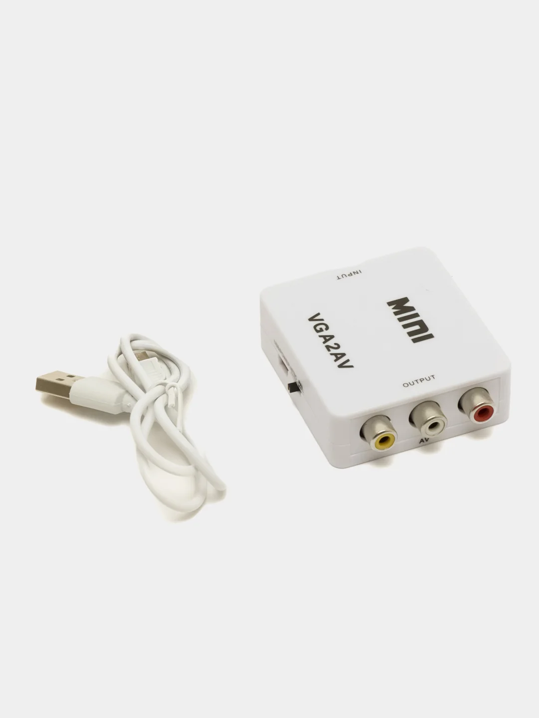 Белый конвертер из VGA в 3RCA