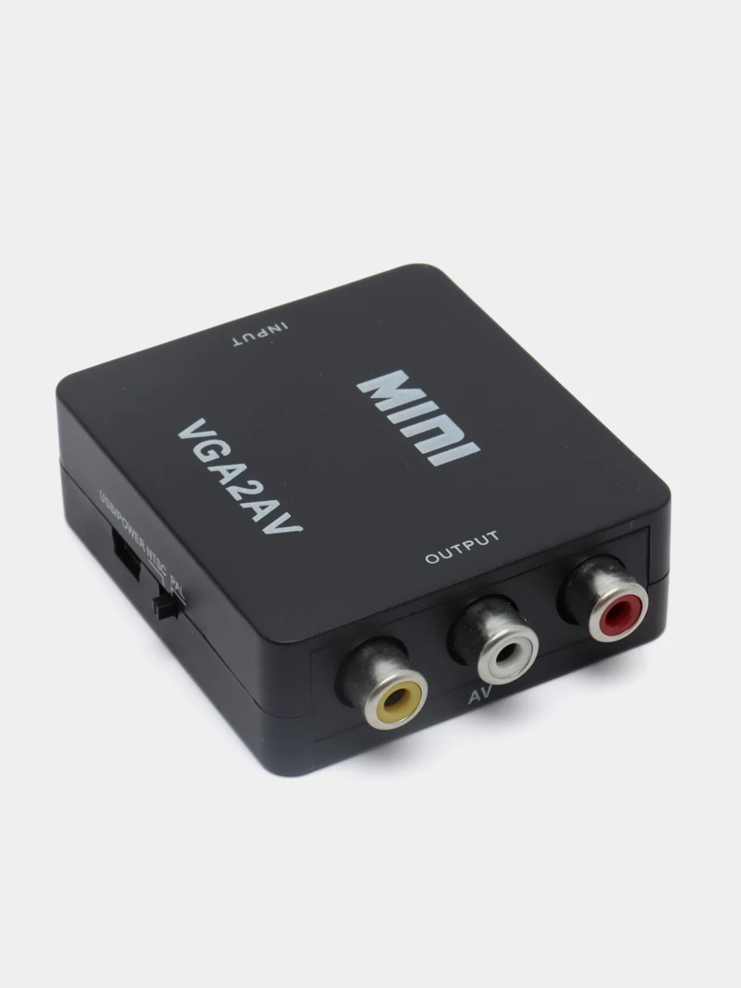 Черный конвертер из VGA в 3RCA