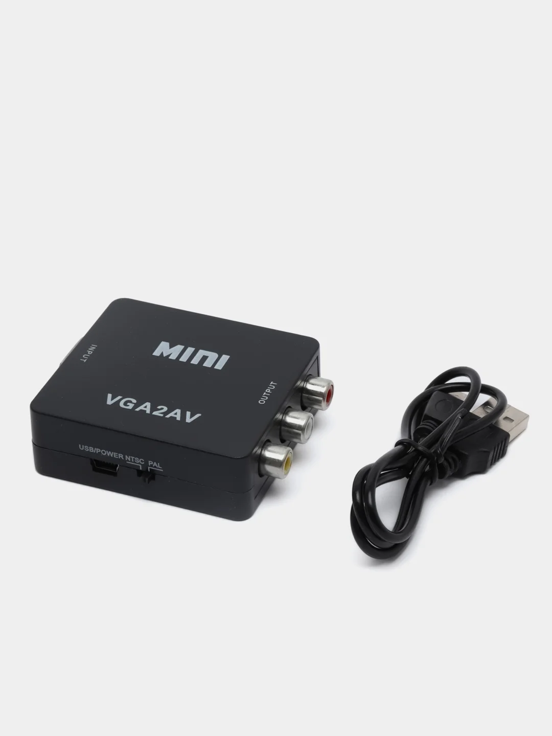 Черный конвертер из VGA в 3RCA