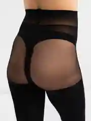 Черный колготки для беременных Giulia Mama 100