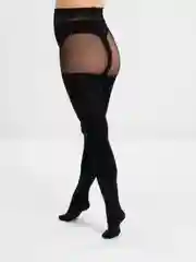 Черный колготки для беременных Giulia Mama 100