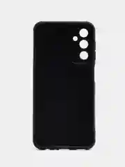 Тёмно-серый чехол для Samsung S21FE,S22,S23 Plus,A13,A14,A53 5G,A 54,73,23,24,33,34,52 кожаная вставка