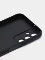 Тёмно-серый чехол для Samsung S21FE,S22,S23 Plus,A13,A14,A53 5G,A 54,73,23,24,33,34,52 кожаная вставка