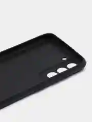 Темно-синий чехол для Samsung S21FE,S22,S23 Plus,A13,A14,A53 5G,A 54,73,23,24,33,34,52 кожаная вставка
