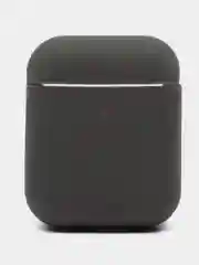 Черный чехол для AirPods 1/AirPods 2 силиконовый