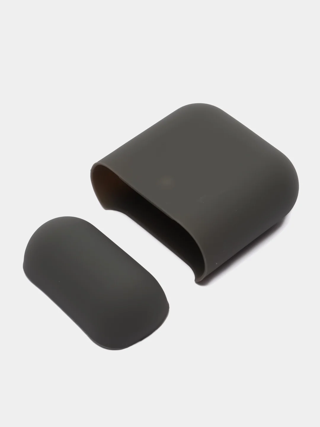 Черный чехол для AirPods 1/AirPods 2 силиконовый
