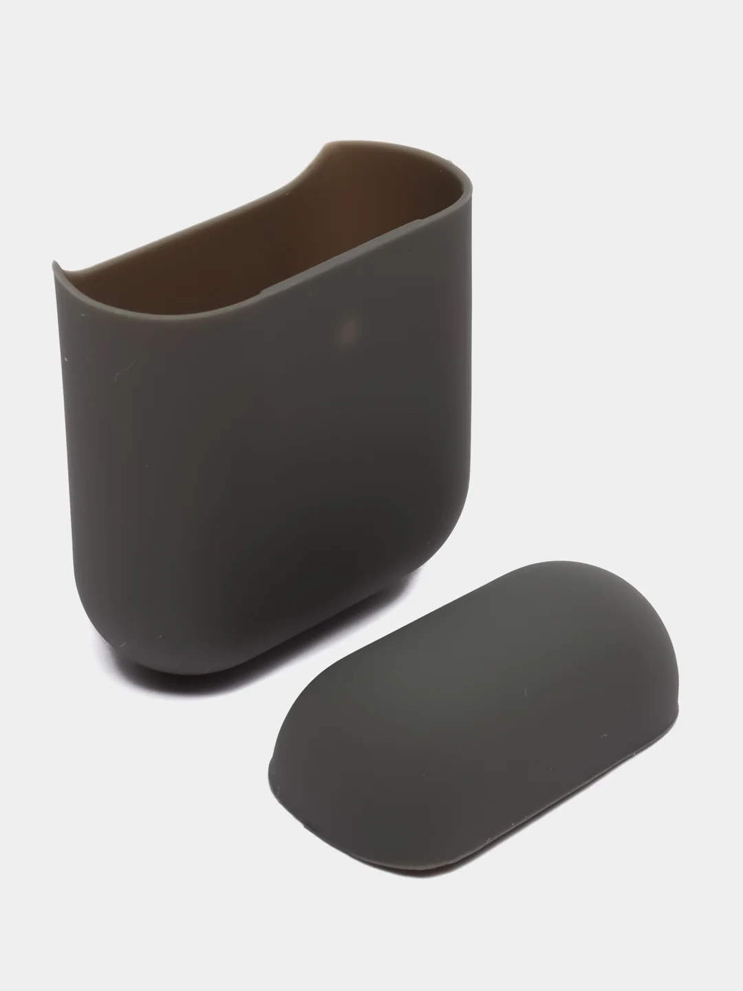 Черный чехол для AirPods 1/AirPods 2 силиконовый