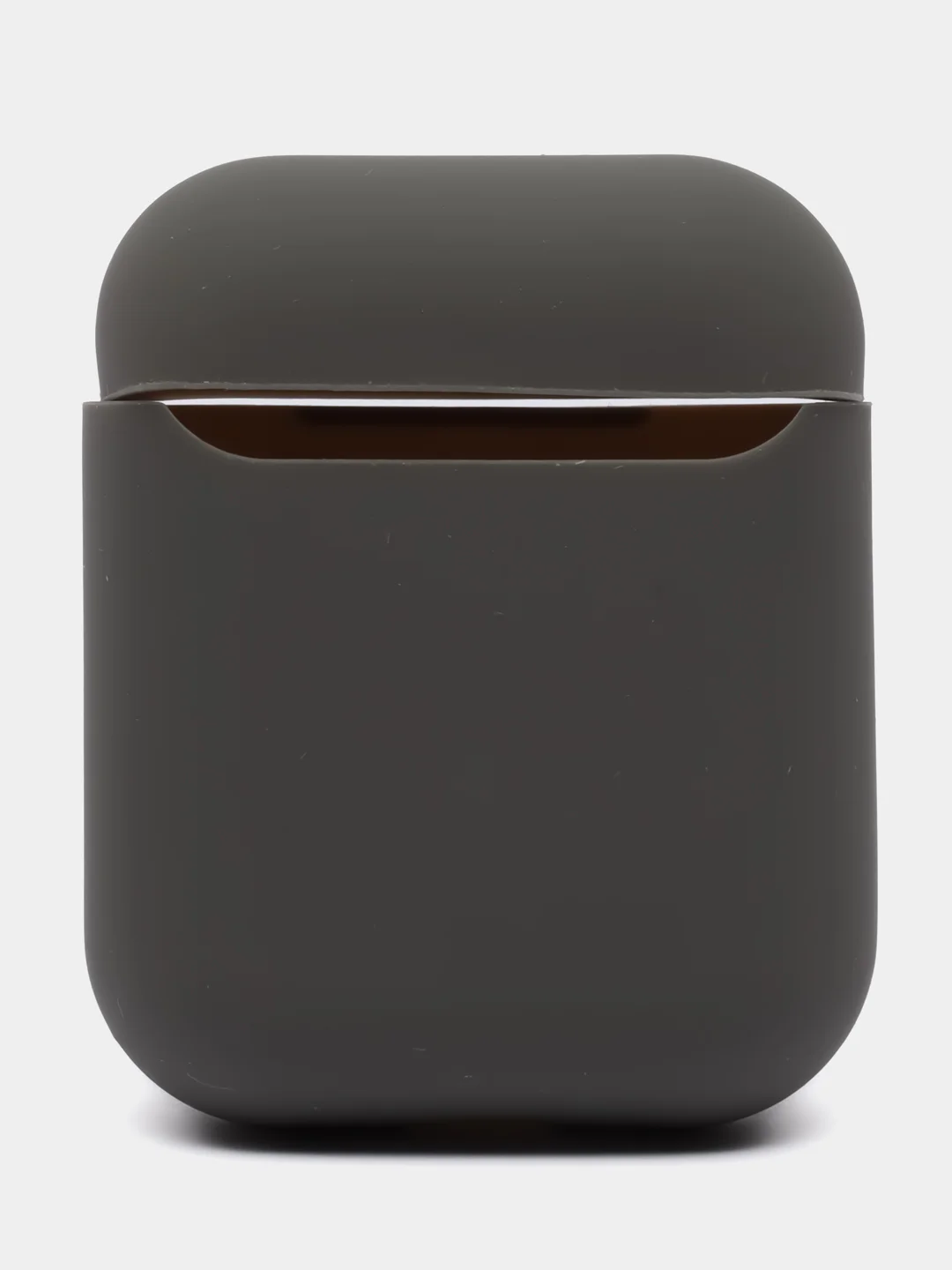 Черный чехол для AirPods 1/AirPods 2 силиконовый